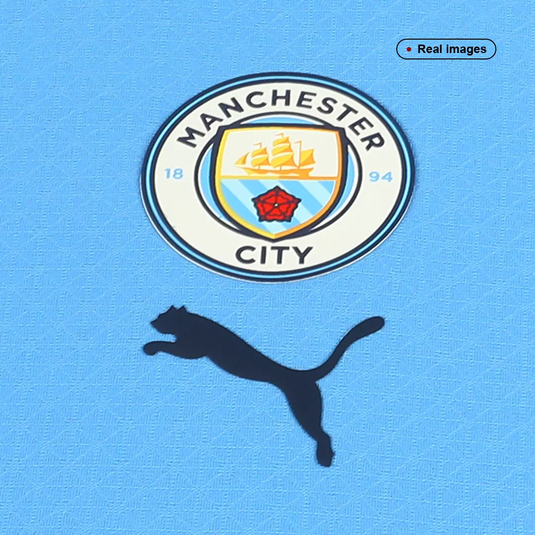 Authentic HAALAND #9 Manchester City Football Shirt Home 2022/23 - bestfootballkits