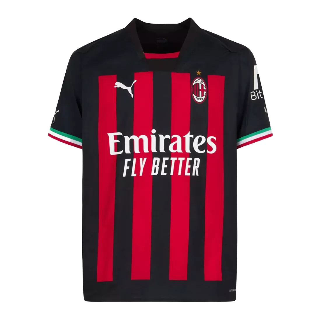 TOMORI #23 AC Milan Football Shirt Home 2022/23 - bestfootballkits