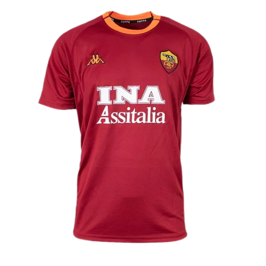 Roma Classic Football Shirt Home 2000/01