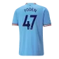FODEN #47 Manchester City Football Shirt Home 2022/23 - bestfootballkits
