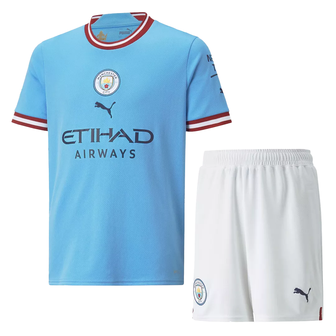 Manchester City Football Mini Kit (Shirt+Shorts) Home 2022/23