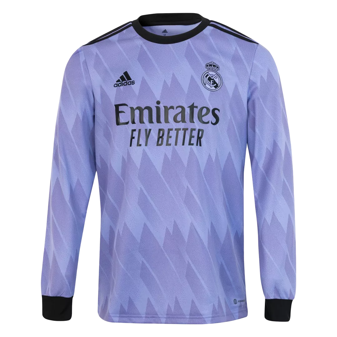 Real Madrid Long Sleeve Football Shirt Away 2022/23