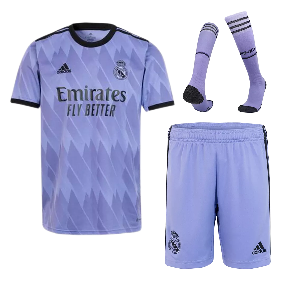 Real Madrid Football Kit (Shirt+Shorts+Socks) Away 2022/23