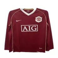 Manchester United Classic Football Shirt Home Long Sleeve 2006/07 - bestfootballkits
