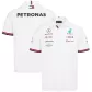 Mercedes AMG Petronas F1 Racing Team Polo - White 2022 - bestfootballkits