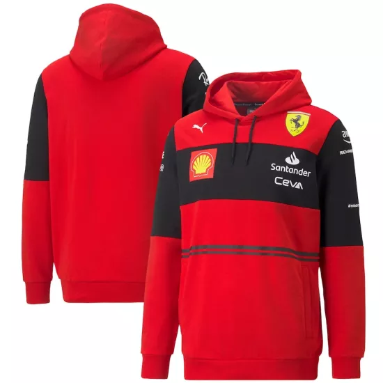 Scuderia Ferrari F1 Racing Team Hooded Sweat 2022 - bestfootballkits