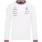 Mercedes AMG Petronas F1 Racing Team Long Sleeve T-Shirt - White 2022 - bestfootballkits