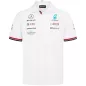Mercedes AMG Petronas F1 Racing Team Polo - White 2022 - bestfootballkits