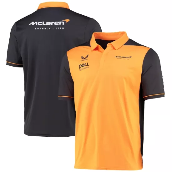 McLaren F1 Racing Team Polo Yellow 2022 - bestfootballkits