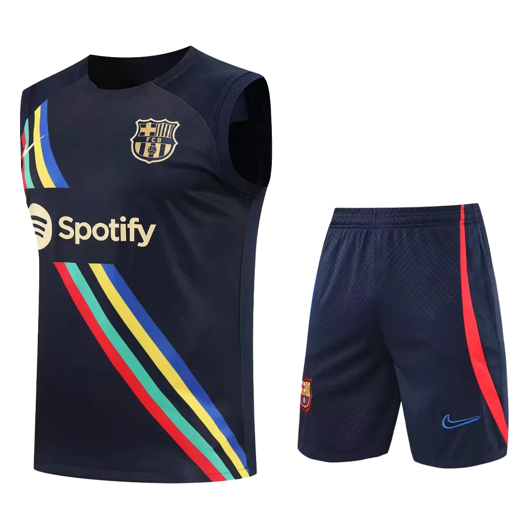 Barcelona Sleeveless Training Kit (Top+Shorts) 2022/23
