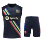 Barcelona Sleeveless Training Kit (Top+Shorts) 2022/23 - bestfootballkits