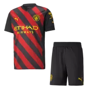 Manchester City Football Kit (Shirt+Shorts) Away 2022/23 - bestfootballkits