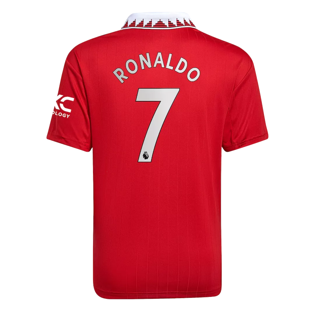 RONALDO #7 Manchester United Football Shirt Home 2022/23
