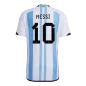 Authentic Messi #10 Argentina Football Shirt Home 2022 - bestfootballkits