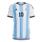 Authentic Messi #10 Argentina Football Shirt Home 2022 - bestfootballkits