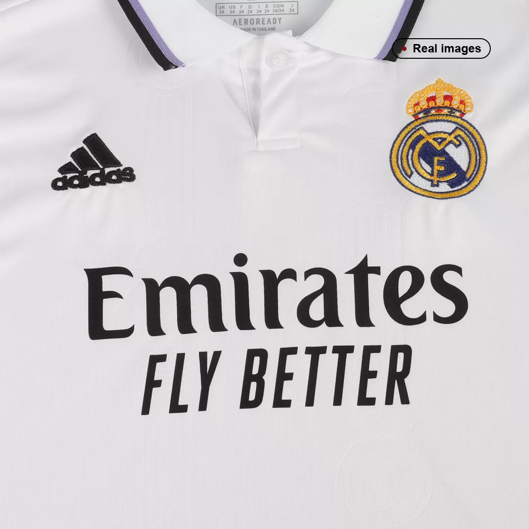 Unique #8 Real Madrid Football Mini Kit (Shirt+Shorts) 2022/23 - bestfootballkits