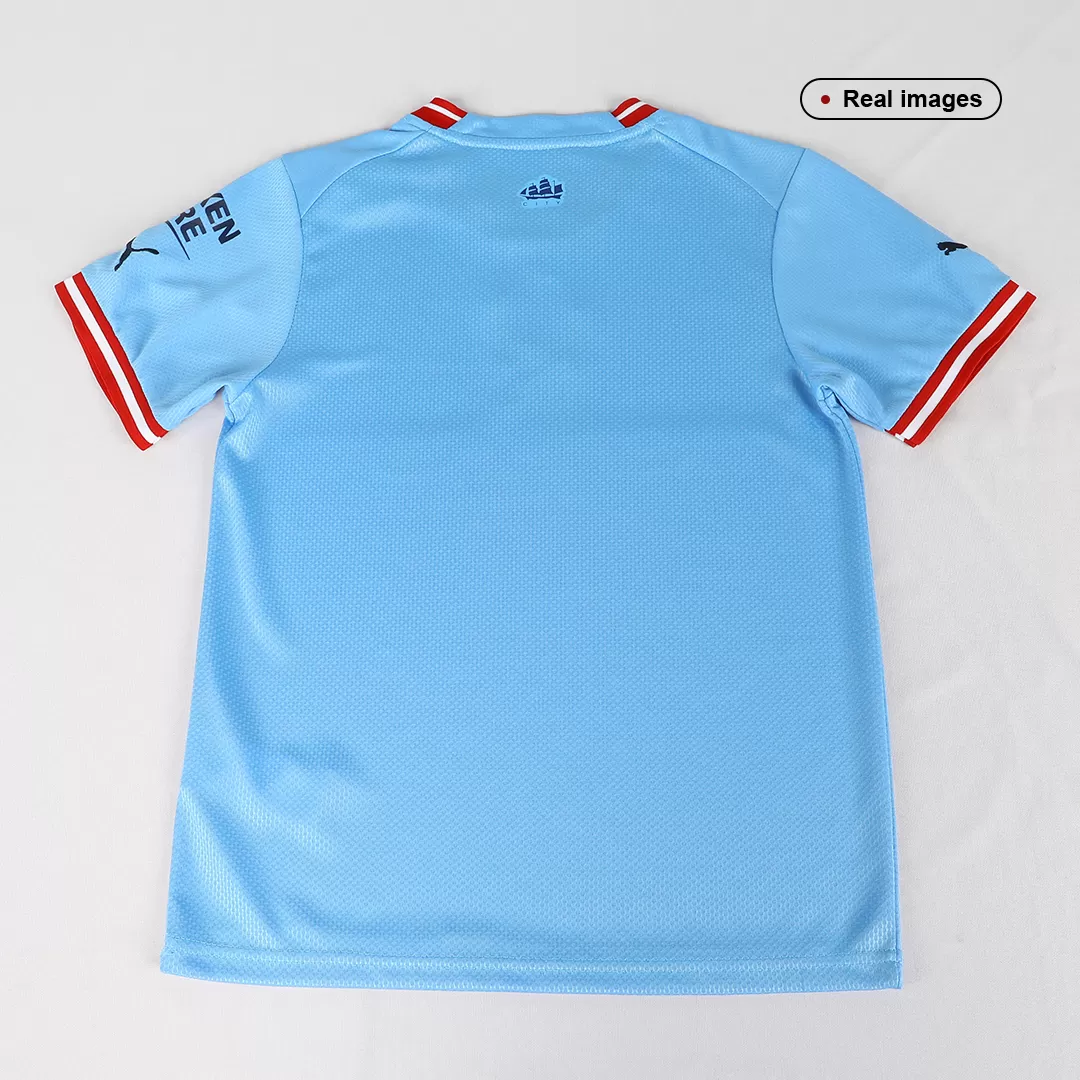 Manchester City Football Mini Kit (Shirt+Shorts+Socks) Home 2022/23 - bestfootballkits