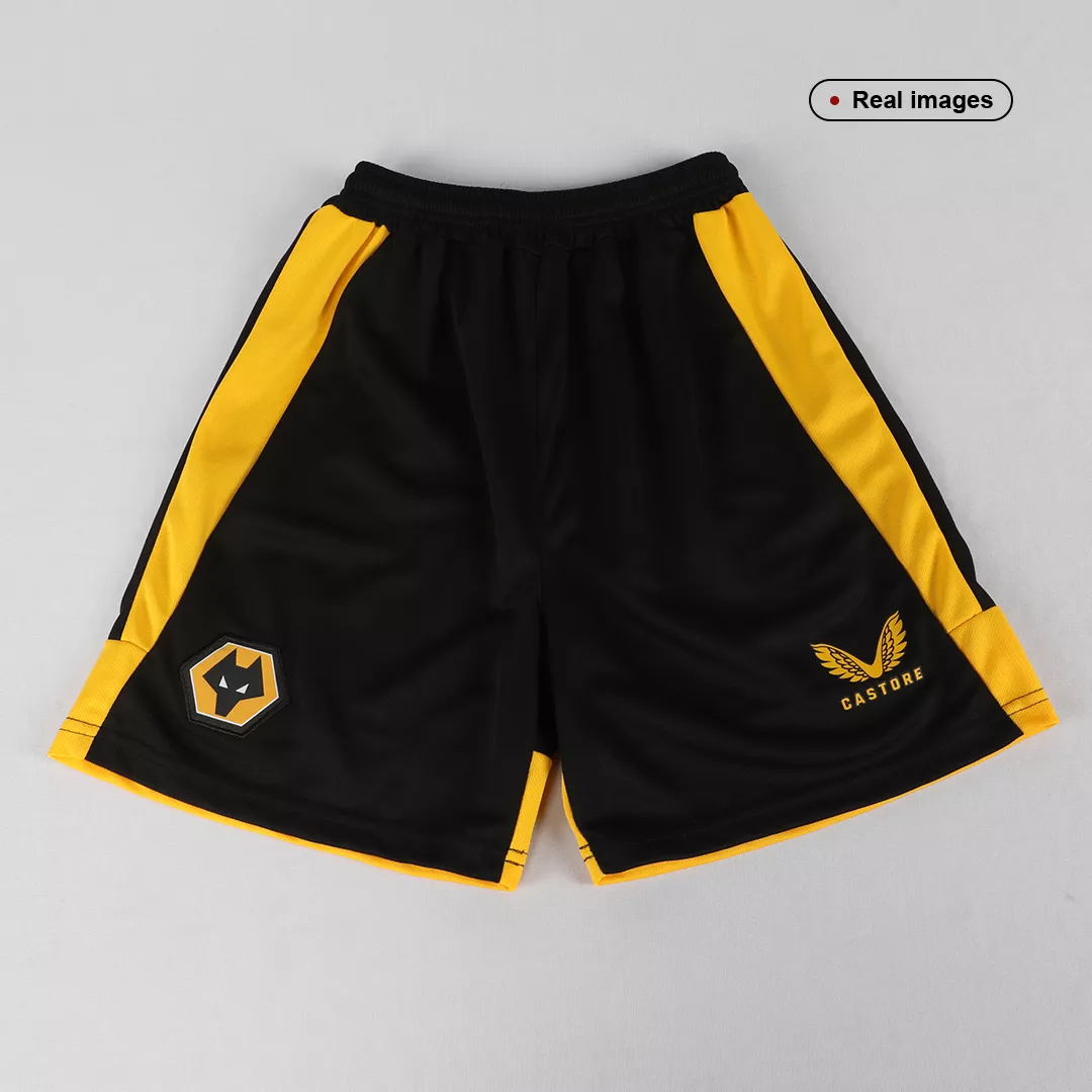 Wolverhampton Wanderers Football Mini Kit (Shirt+Shorts) Home 2022/23 - bestfootballkits