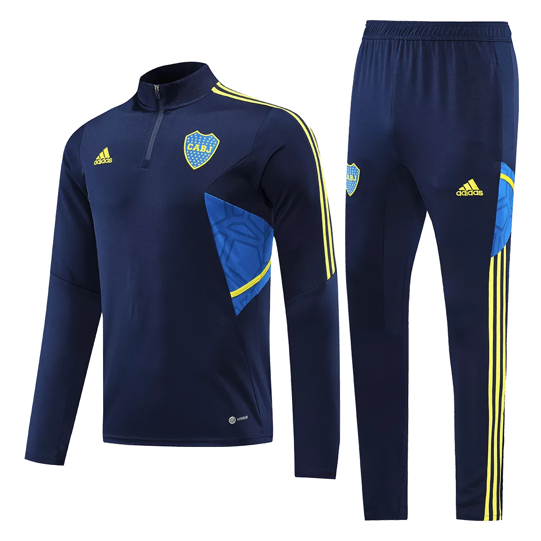Boca Juniors Zipper Sweatshirt Kit(Top+Pants) 2022/23 - bestfootballkits