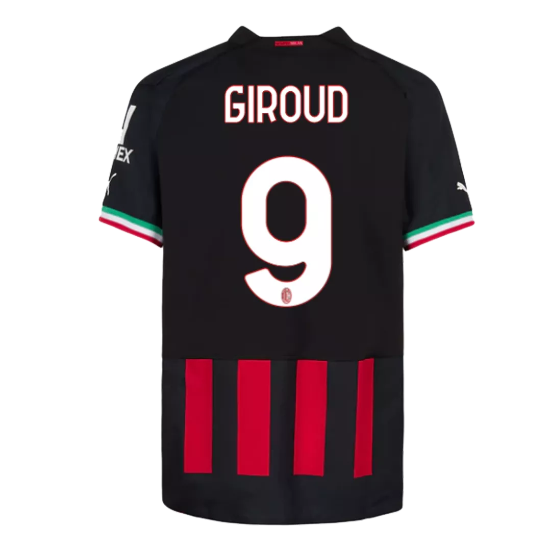 GIROUD #9 AC Milan Football Shirt Home 2022/23