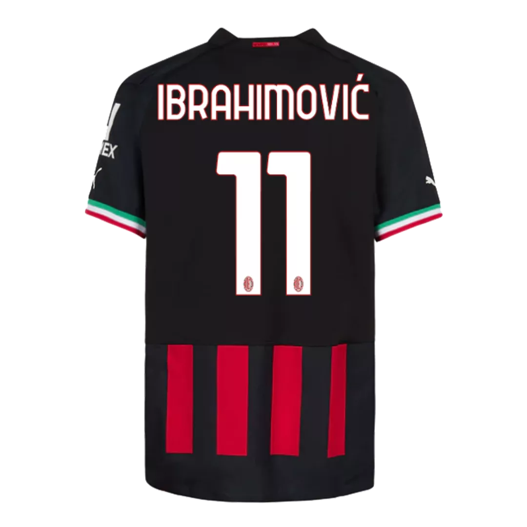 IBRAHIMOVIĆ #11 AC Milan Football Shirt Home 2022/23