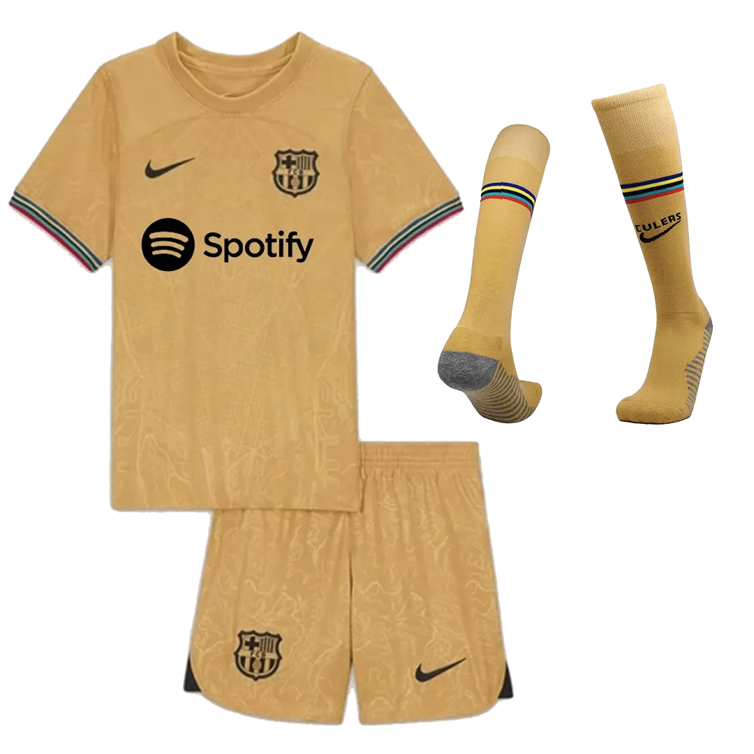 Barcelona Football Mini Kit (Shirt+Shorts+Socks) Away 2022/23