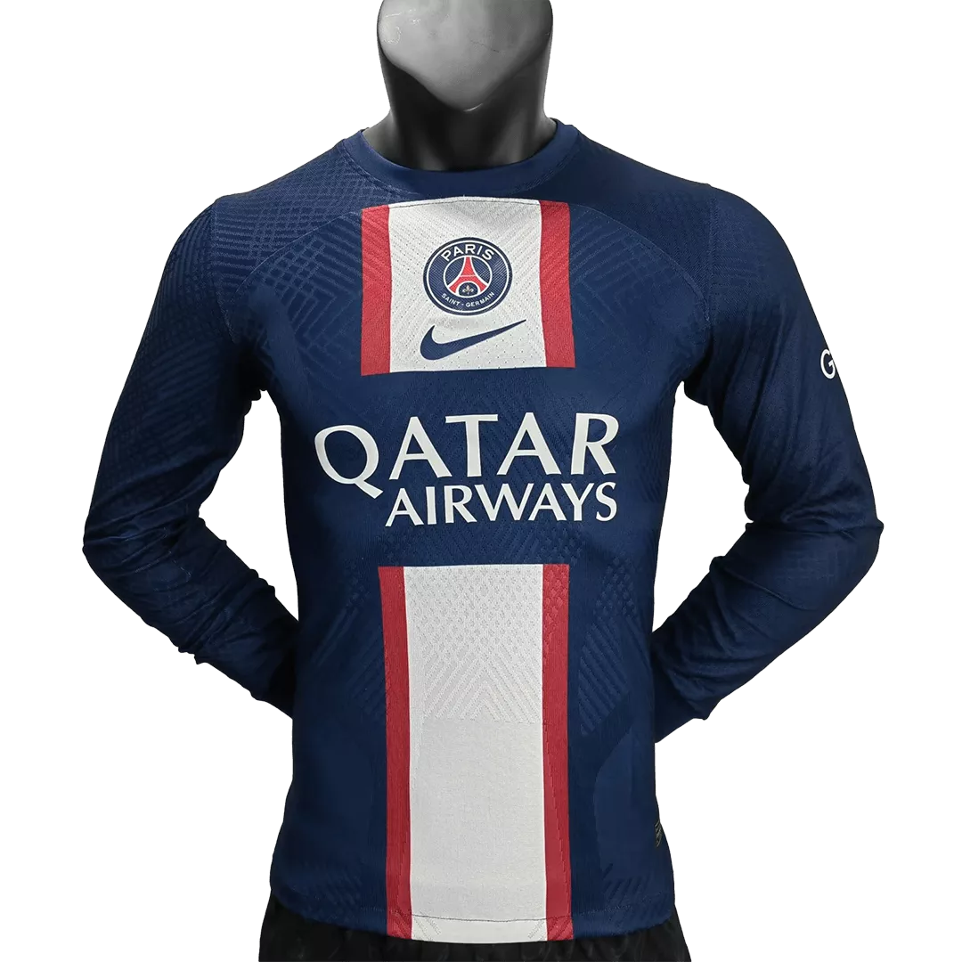 Authentic PSG Long Sleeve Football Shirt Home 2022/23