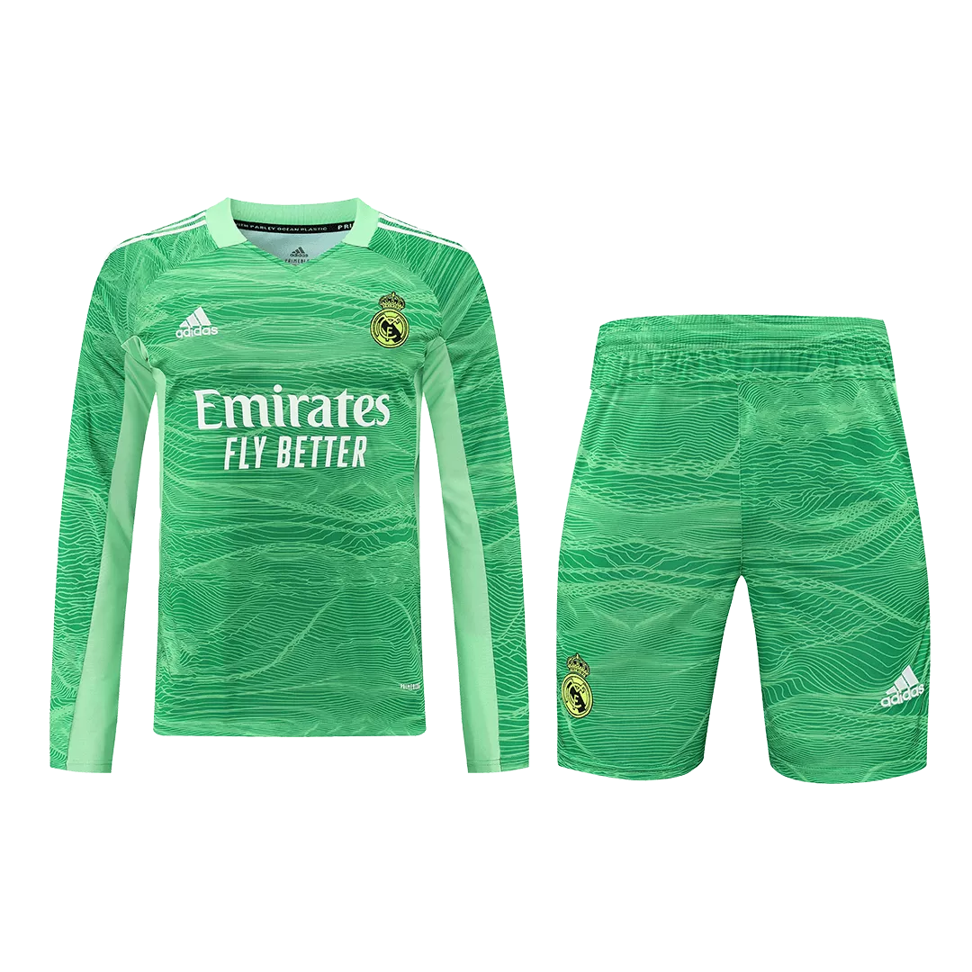 Real Madrid Football Kit (Shirt+Shorts) Goalkeeper Long Sleeve 2021/22