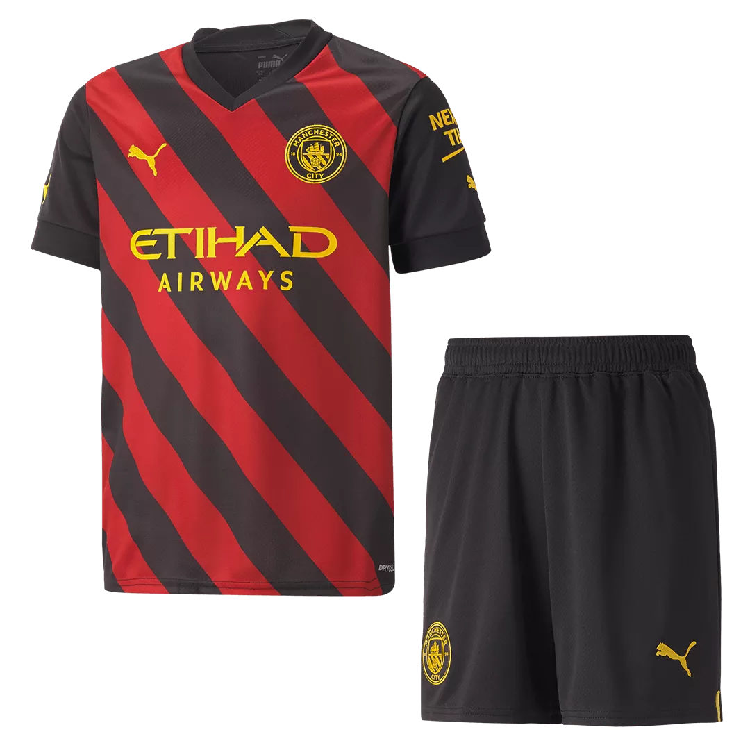 Manchester City Football Mini Kit (Shirt+Shorts) Away 2022/23