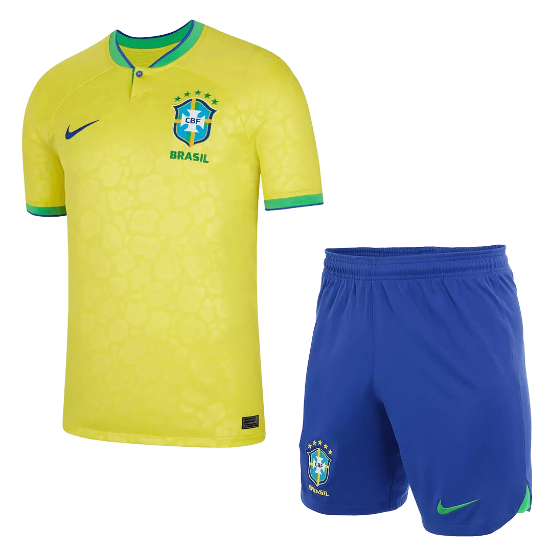 Brazil Football Kit (Shirt+Shorts) Home 2022