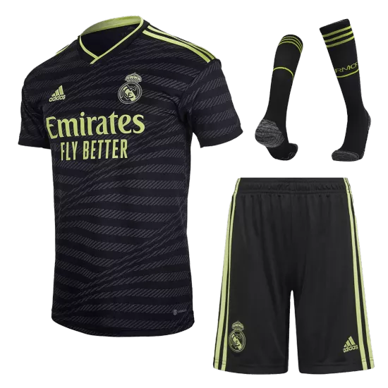 Real Madrid Football Kit (Shirt+Shorts+Socks) Third Away 2022/23 - bestfootballkits