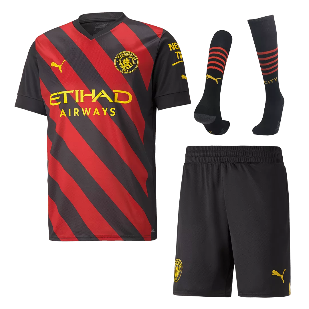 Manchester City Football Kit (Shirt+Shorts+Socks) Away 2022/23