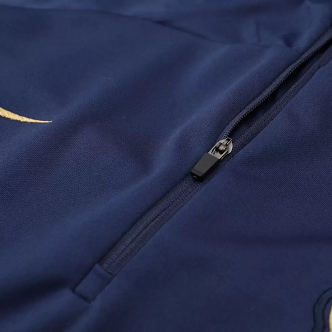 France Zipper Sweatshirt Kit(Top+Pants) 2022 - bestfootballkits