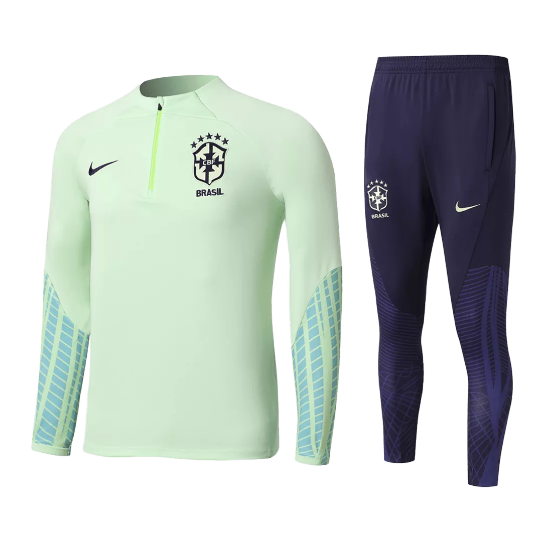 Kid's Brazil Zipper Sweatshirt Kit(Top+Pants) 2022