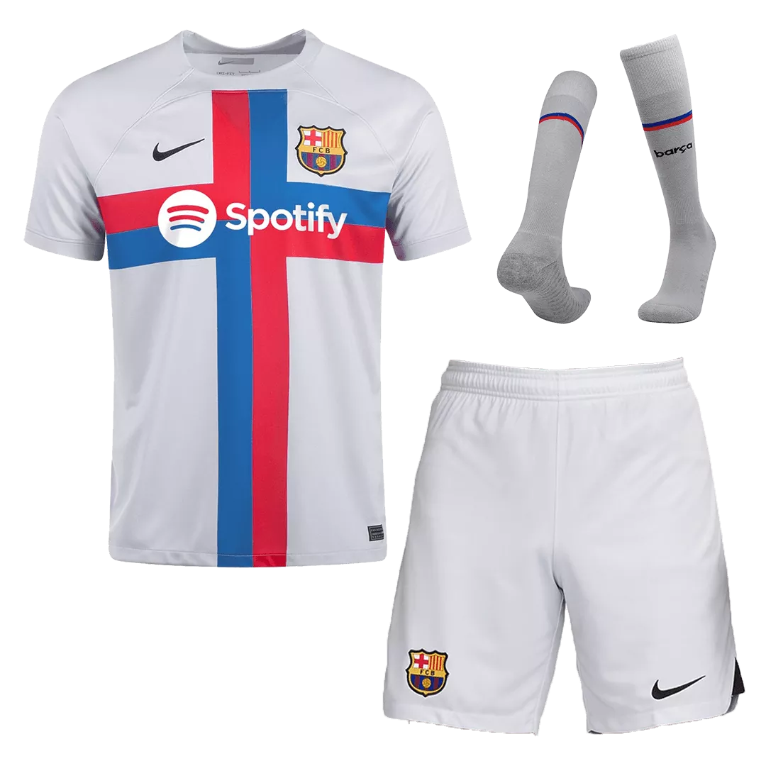 Barcelona Football Kit (Shirt+Shorts+Socks) Third Away 2022/23