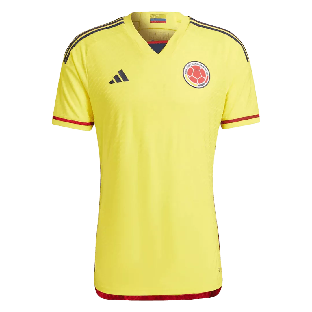 Authentic Colombia Football Shirt Home 2022