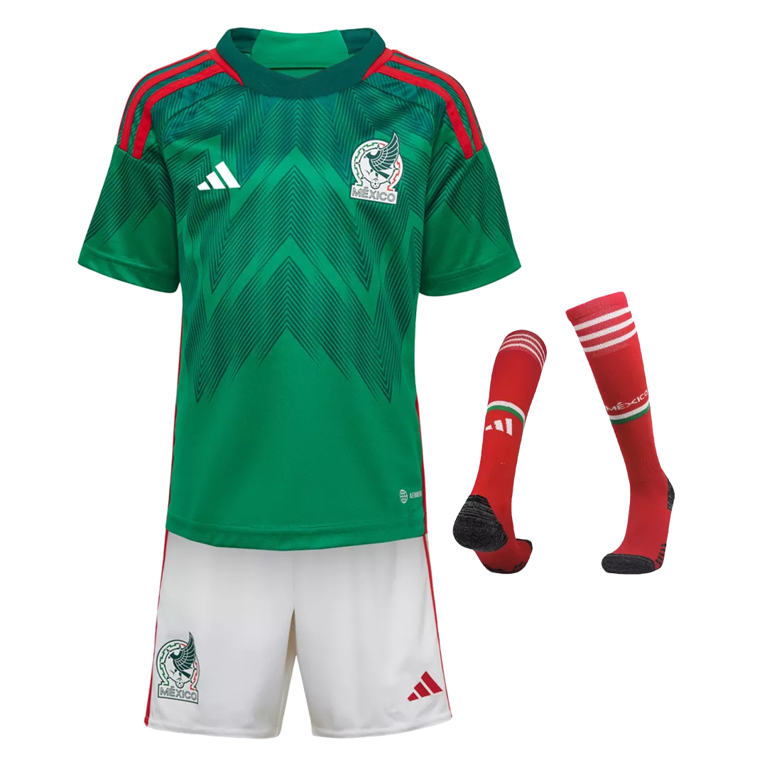 Mexico Football Mini Kit (Shirt+Shorts+Socks) Home 2022