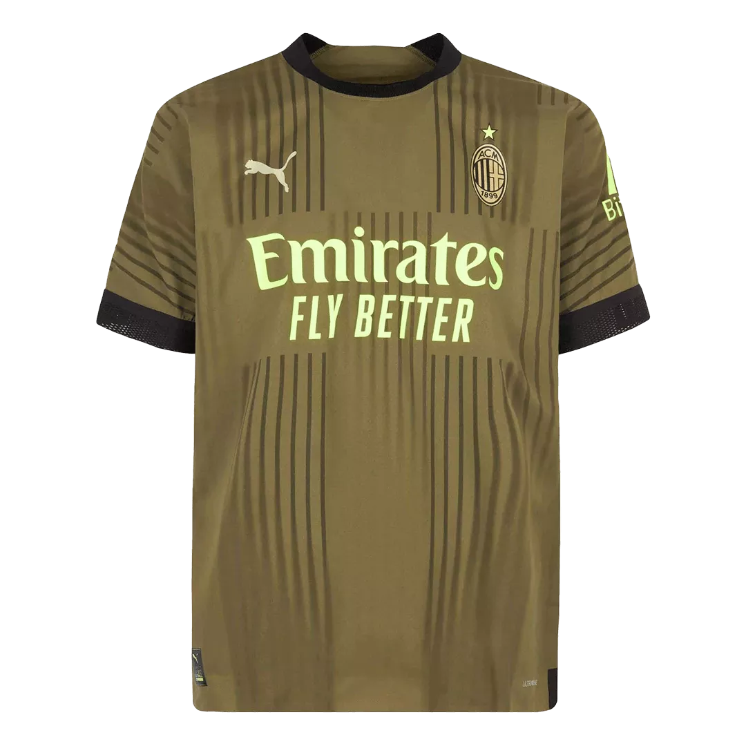 Authentic AC Milan Football Shirt Third Away 2022/23
