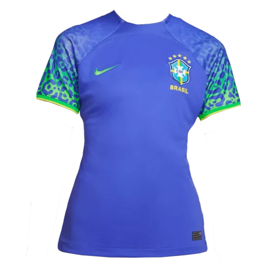 Women's Brazil Football Shirt Away 2022 - bestfootballkits