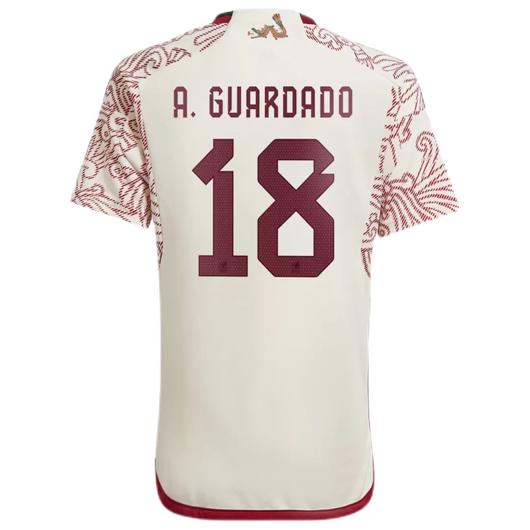 A.GUARDADO #18 Mexico Football Shirt Away 2022