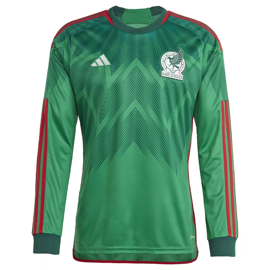 Mexico Long Sleeve Football Shirt Home 2022
