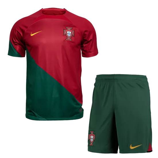 Portugal Football Kit (Shirt+Shorts) Home 2022 - bestfootballkits