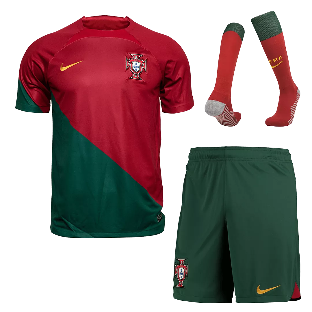 Portugal Football Kit (Shirt+Shorts+Socks) Home 2022