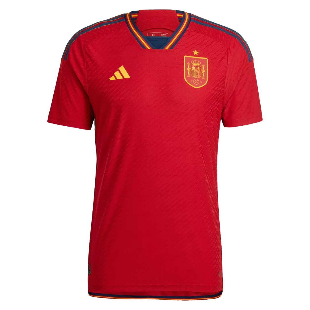 Authentic Spain Football Shirt Home 2022