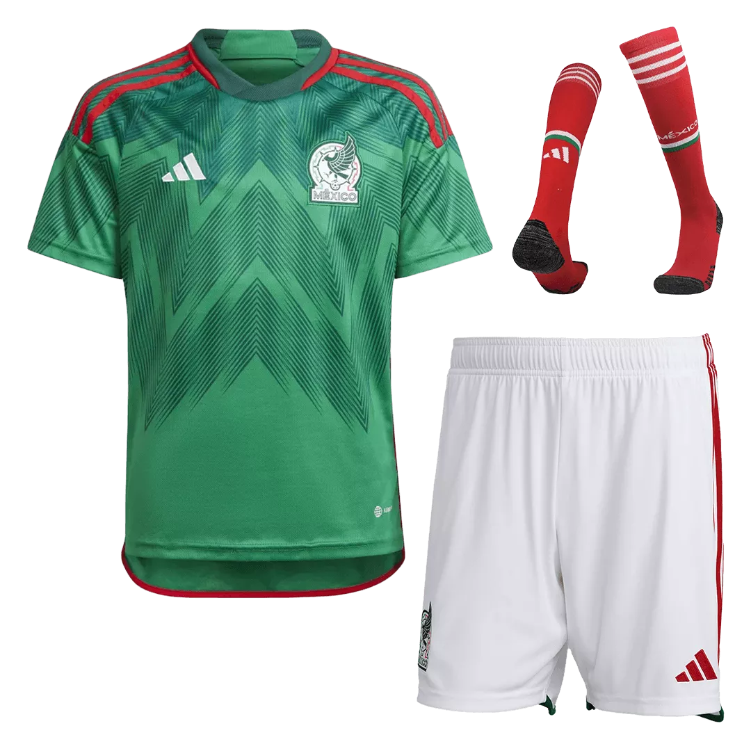 Mexico Football Kit (Shirt+Shorts+Socks) Home 2022