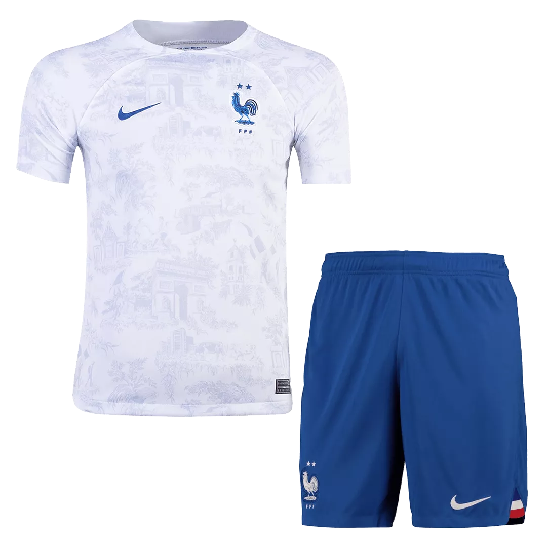 France Football Mini Kit (Shirt+Shorts) Away 2022