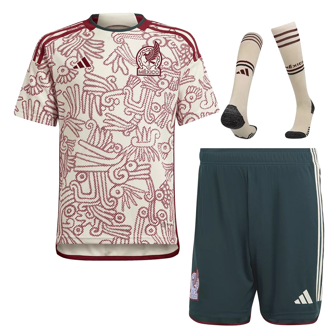 Mexico Football Kit (Shirt+Shorts+Socks) Away 2022