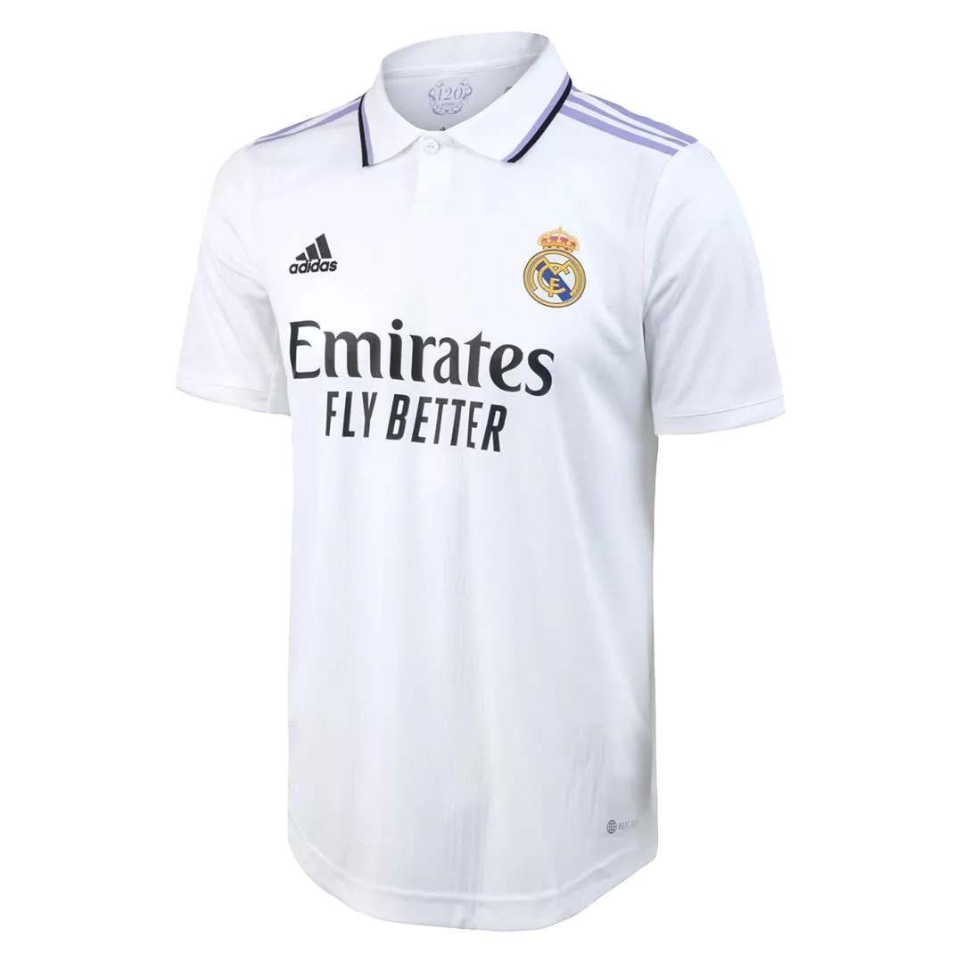 Authentic VINI JR. #20 Real Madrid Football Shirt Home 2022/23 - bestfootballkits