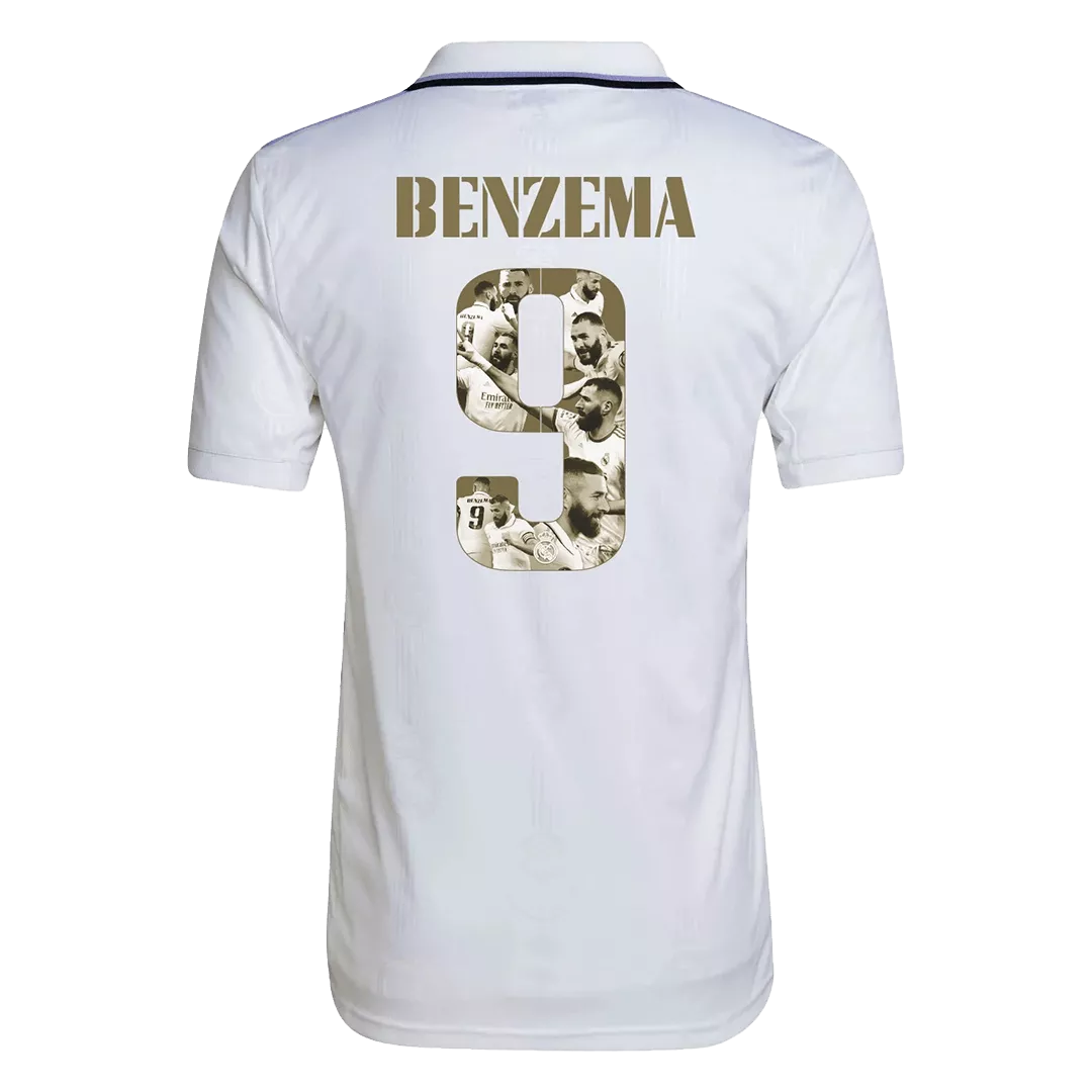 BENZEMA #9 Real Madrid Football Shirt Home 2022/23