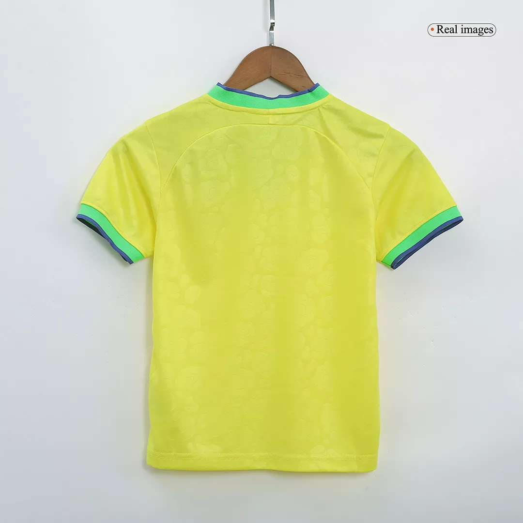 Brazil Football Mini Kit (Shirt+Shorts) Home 2022 - bestfootballkits